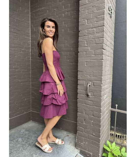 Jurk Marije Bordeaux
