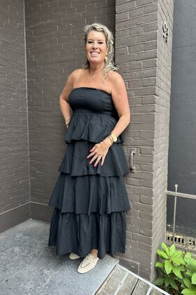 Jurk Chantal Zwart