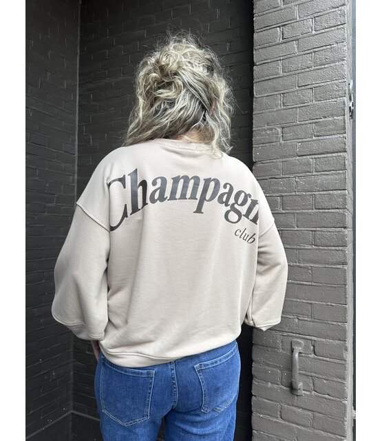 Trui Champagne Club Taupe