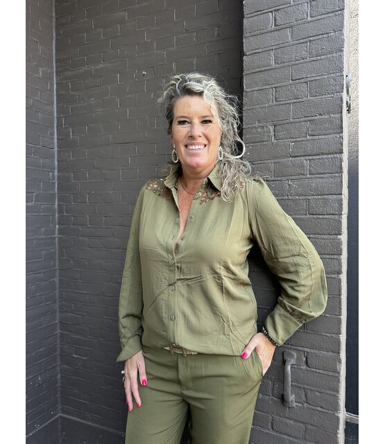 Blouse helga Groen