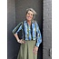 Ivy Beau Blouse Huda Blauw/groen