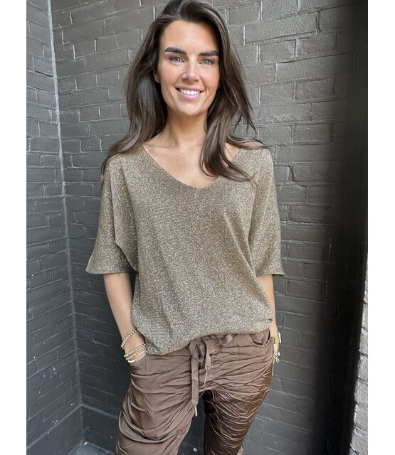 Top Linda Bruin Glitter