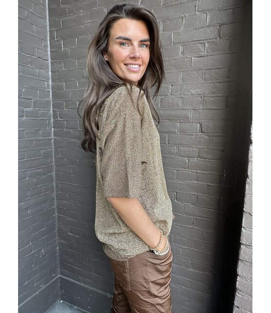 Top Linda Bruin Glitter