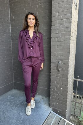 Blouse Travel Birgit Bordeaux