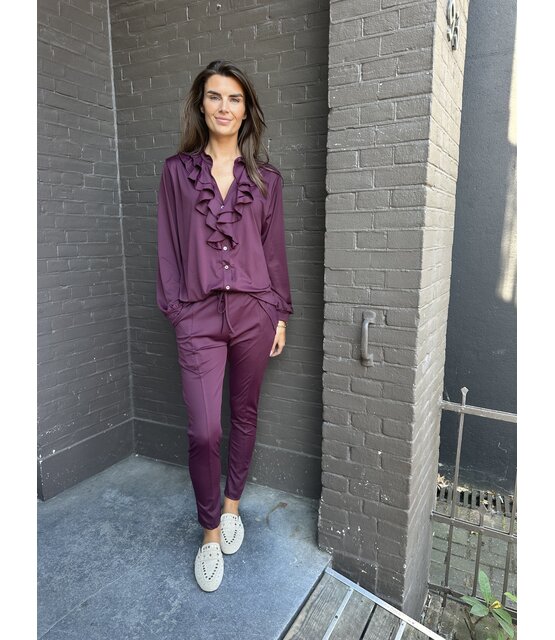 Blouse Travel Birgit Bordeaux