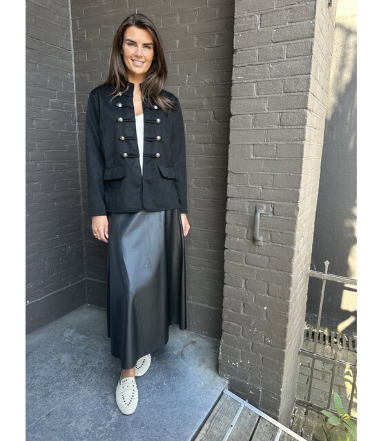 Jas babette Zwart