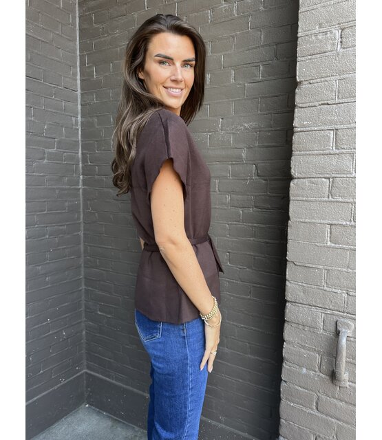 Vest Rachel Bruin