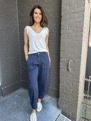 Broek Balloon Kim Blauw