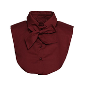 Kraagje Bordeaux Met Strik