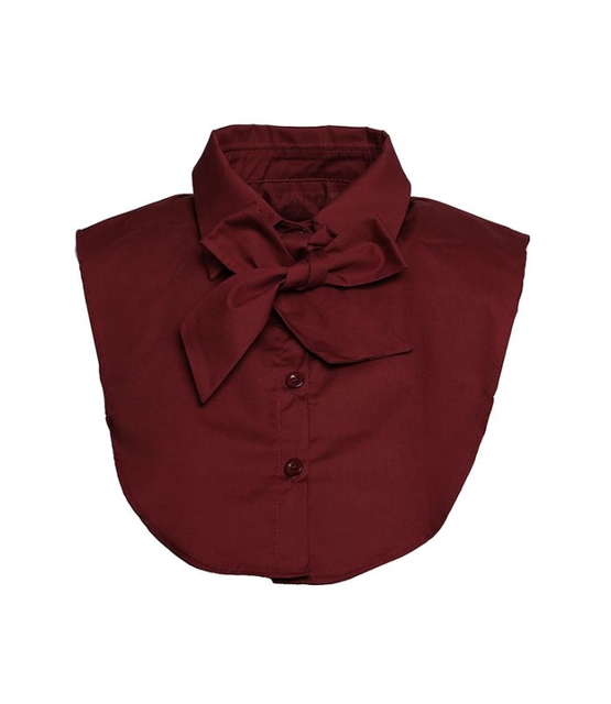 Kraagje Bordeaux Met Strik