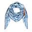Sjaal Happiness Panter Blauw