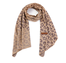 Sjaal Petra Panter Khaki