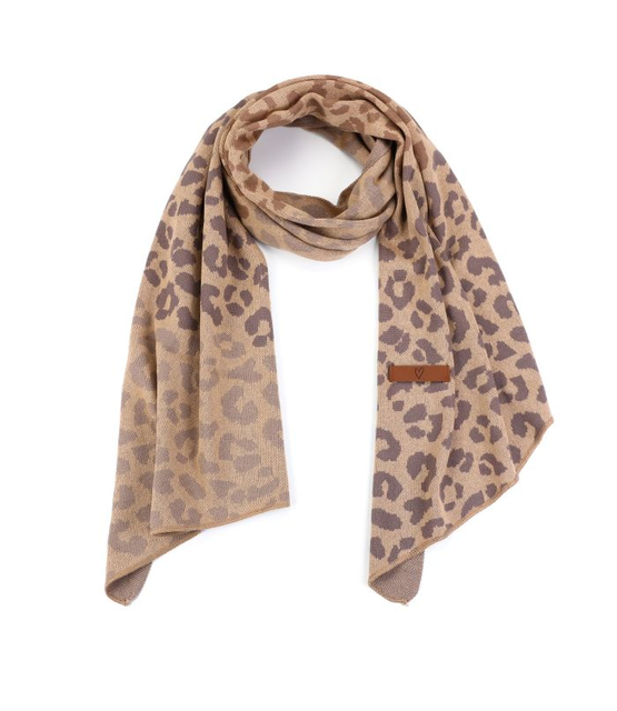 Sjaal Petra Panter Khaki