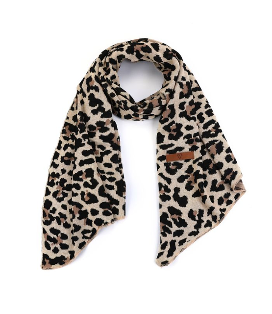 Sjaal petra Panter Camel