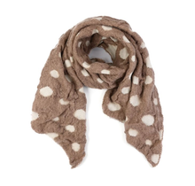 Sjaal Stip Beige