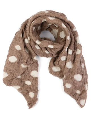 Sjaal Stip Beige