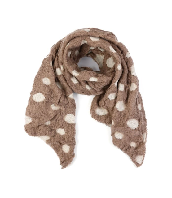 Sjaal Stip Beige