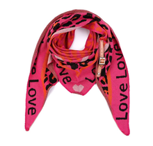 Sjaal love Panter Roze