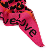 Sjaal love Panter Roze