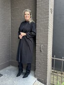 Vest Stip Zwart