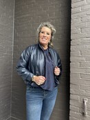 Jas Biker Donkerblauw