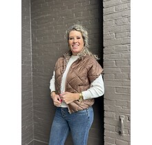 Bodywarmer Reversable Panter Bruin
