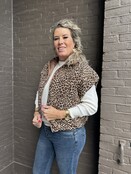 Bodywarmer Reversable Panter Bruin