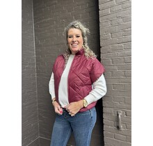 Bodywarmer Reversable Panter Bordeaux