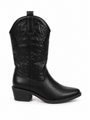 Laars Christel Zwart Leather Look