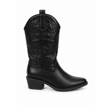 Laars Christel Zwart Leather Look