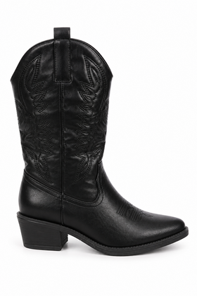 Laars Christel Zwart Leather Look