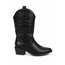 Laars Christel Zwart Leather Look