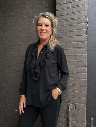 Blouse Travel Birgit zwart