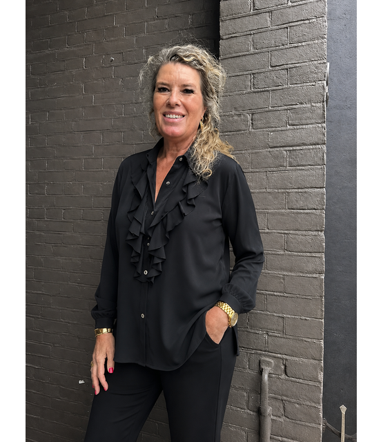 Blouse Travel Birgit zwart