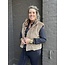 Bodywarmer Fluffy Panter Taupe