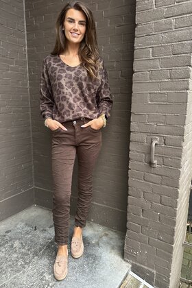 Jeans Amber bruin