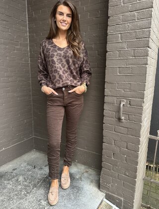 Jeans Amber bruin