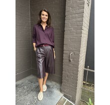 Jort Leather Look Aubergine