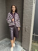 Vest Stripes Aubergine