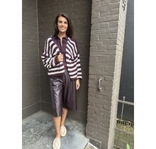 Vest Stripes Aubergine