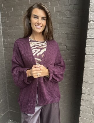 Vest Peggy Aubergine