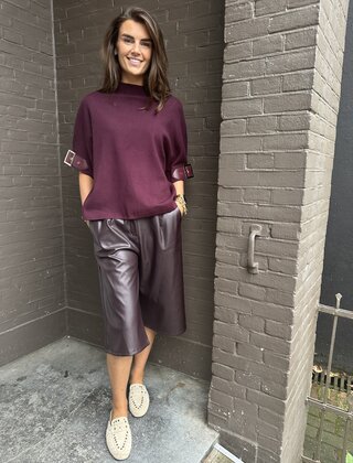 Top Cynthia Aubergine