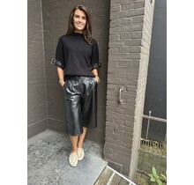 Jort Leather Look Zwart