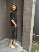 Jort Leather Look Zwart