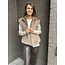 Bodywarmer Fluffy Panter Taupe