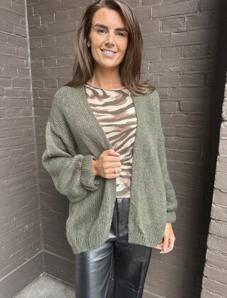 Vest peggy Army Groen