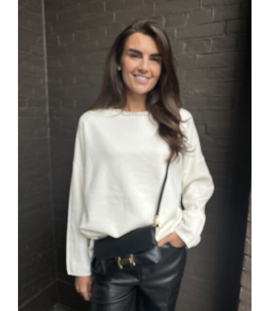 Trui Parel Off-white