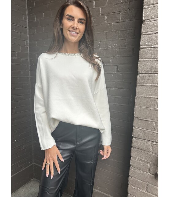 Trui Parel Off-white