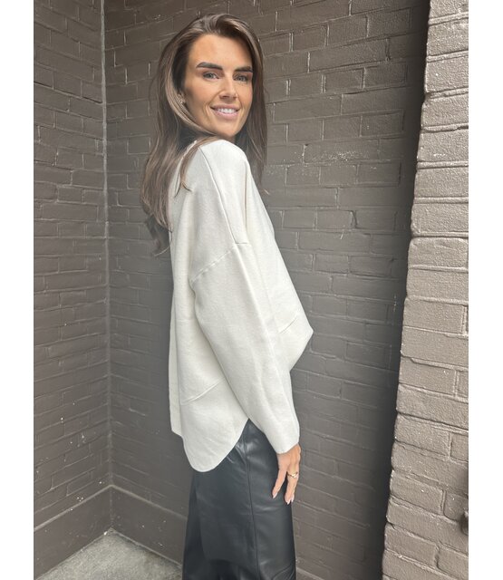 Trui Parel Off-white