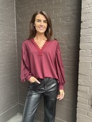 Top Vicky bordeaux